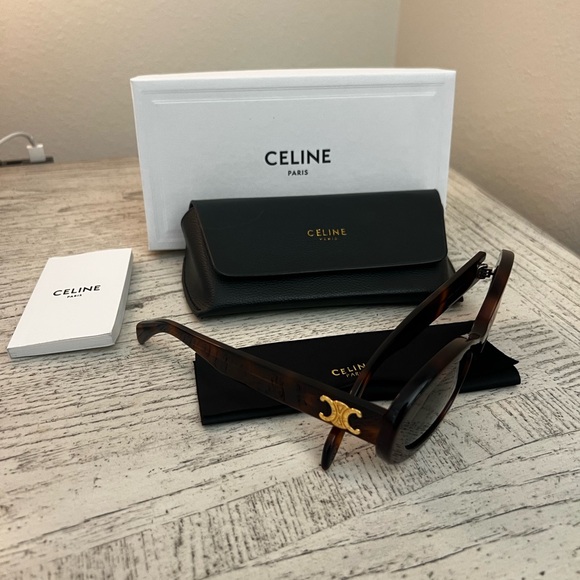 Celine Tortoise Shell Sunglasses main image 12